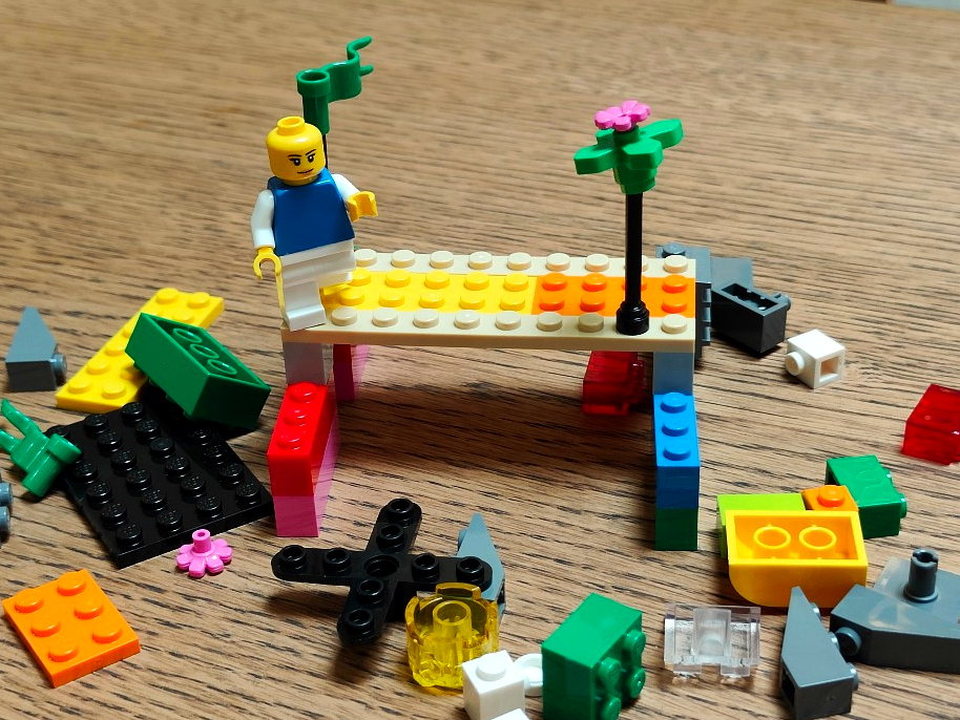 LEGO® Serious Play® – Modell auf dem Tisch